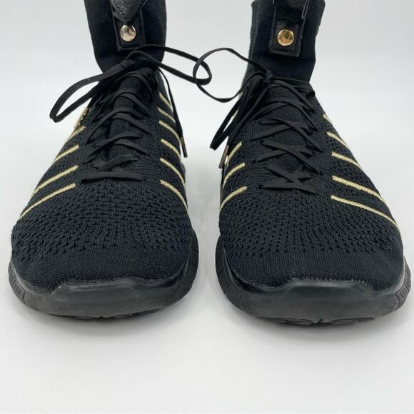 Nike Free FK Mercurial‎ Olivier Rousteing Balmain Size 8 Black Gold - Picture 3 of 12